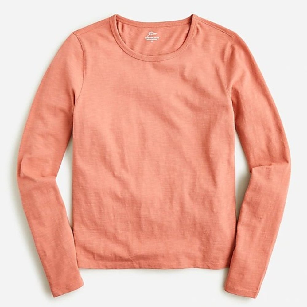 J. Crew Slub cotton long-sleeve T-Shirt 3X